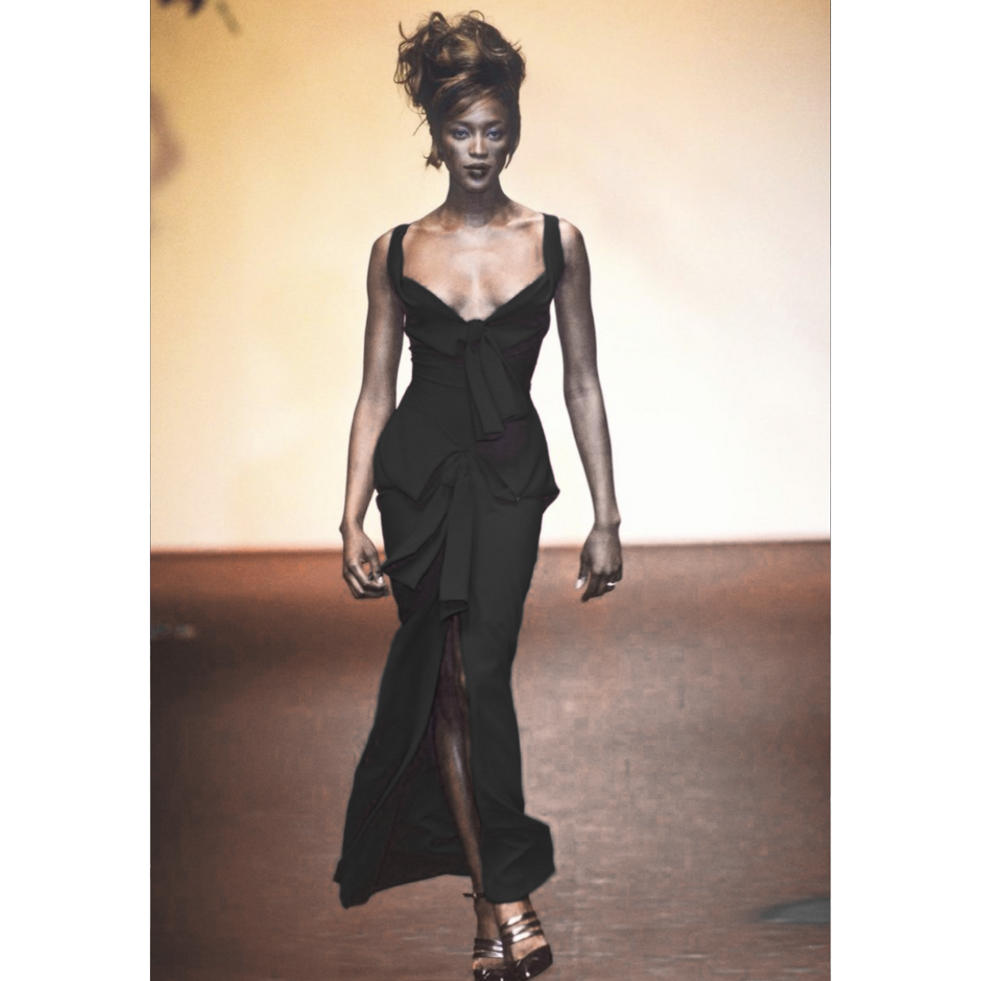 Vivienne Westwood COLLECTOR S/S 1997 'Vive La Bagetelle' Knotted Silk Gown