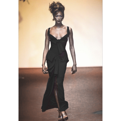 Vivienne Westwood COLLECTOR S/S 1997 'Vive La Bagetelle' Knotted Silk Gown