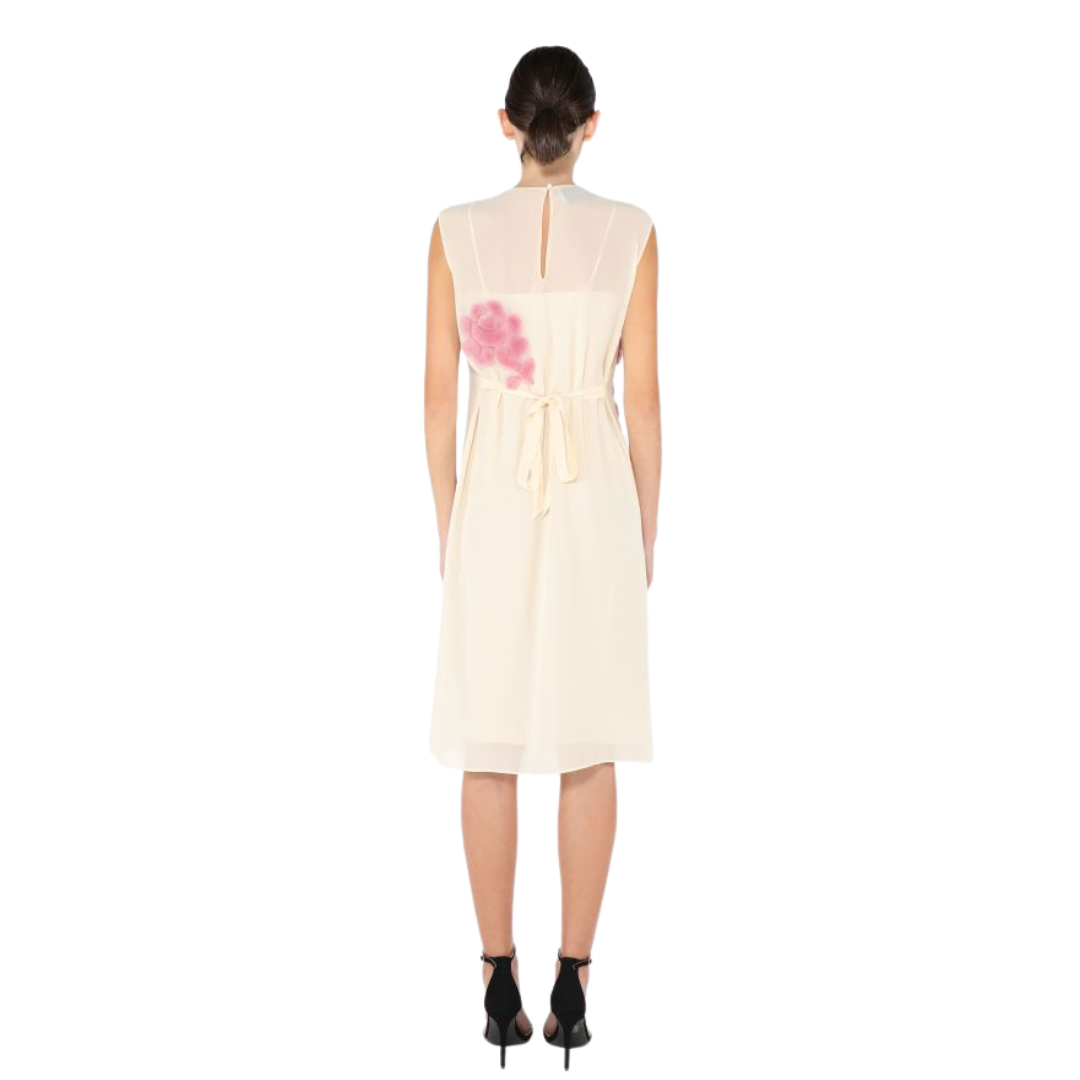 Prada F/W 2024 Georgette Sheath Dress