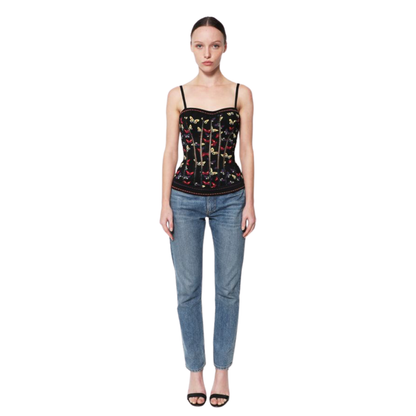 Alaïa F/W 1991 Butterfly Corset Top
