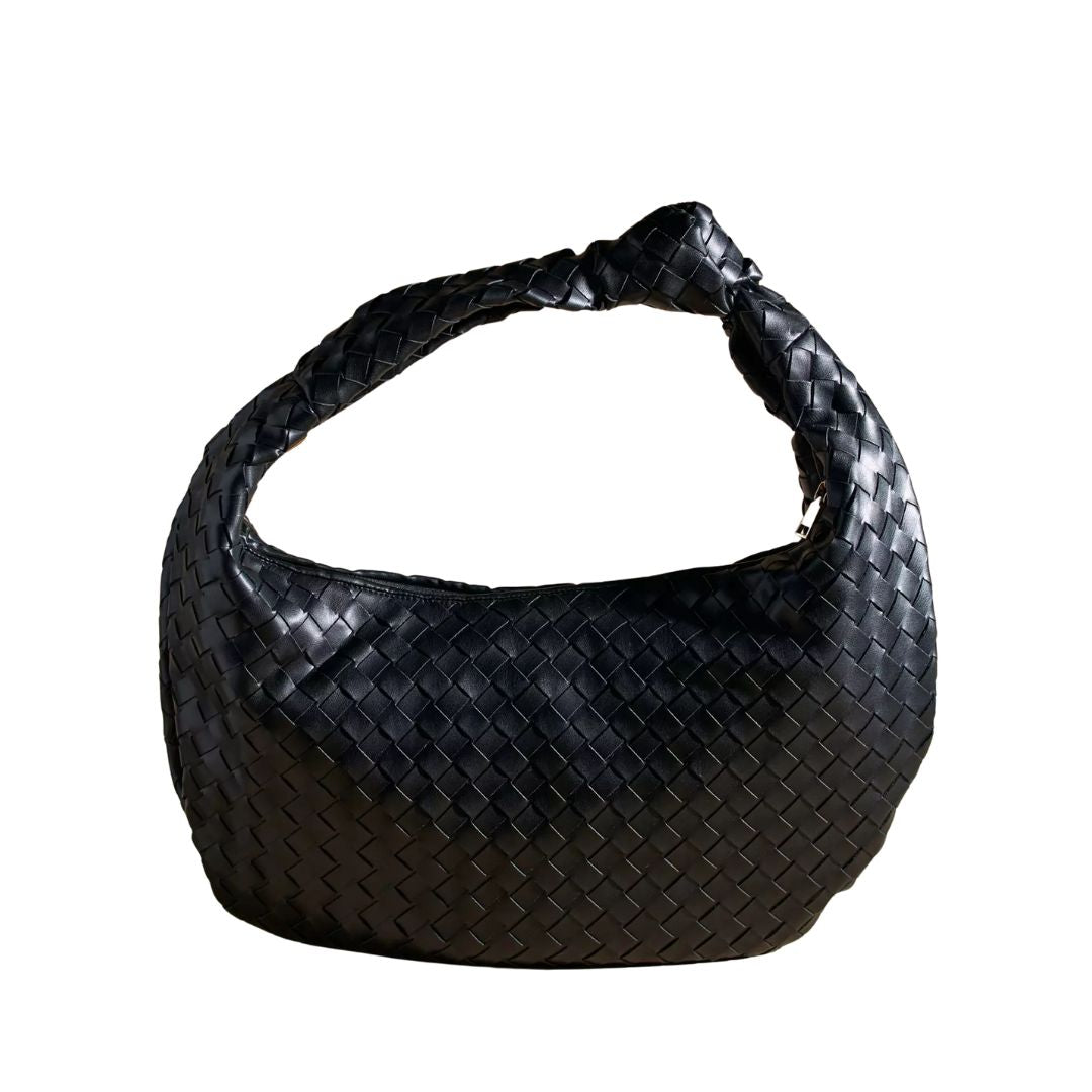 Brigitte Woven Satchel Bag