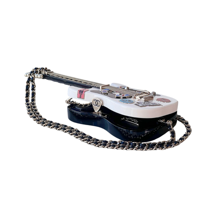 Chanel 24A Métiers d'Art Minaudière Collectible Guitar Clutch Bag